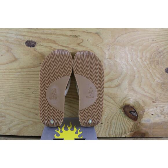 New Volatile Sandals Womens 10 White Leather Snake Platform Thong Neville Shoes - Picture 5 of 6